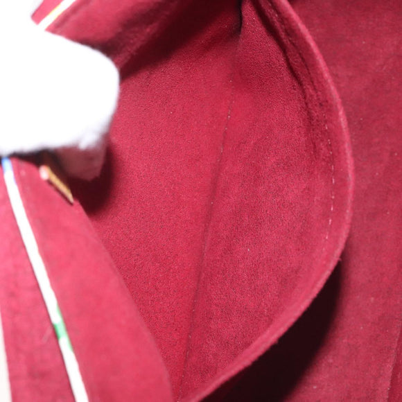 LOUIS VUITTON Monogram Multicolor Sologne Shoulder Bag White M92661 Auth 128142