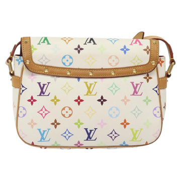LOUIS VUITTON Monogram Multicolor Sologne Shoulder Bag White M92661 Auth 128142 - 0