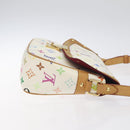 LOUIS VUITTON Monogram Multicolor Sologne Shoulder Bag White M92661 Auth 128142-3