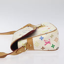 LOUIS VUITTON Monogram Multicolor Sologne Shoulder Bag White M92661 Auth 128142-4