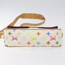 LOUIS VUITTON Monogram Multicolor Sologne Shoulder Bag White M92661 Auth 128142-5