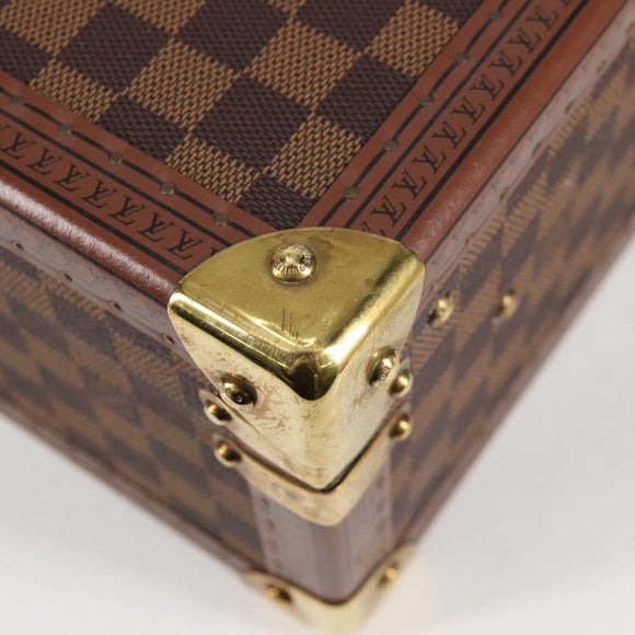 LOUIS VUITTON Damier Ebene Cotoville 45 Trunk N21341 LV Auth 128144V