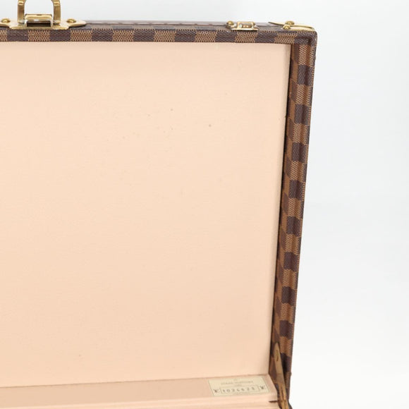 LOUIS VUITTON Damier Ebene Cotoville 45 Trunk N21341 LV Auth 128144V