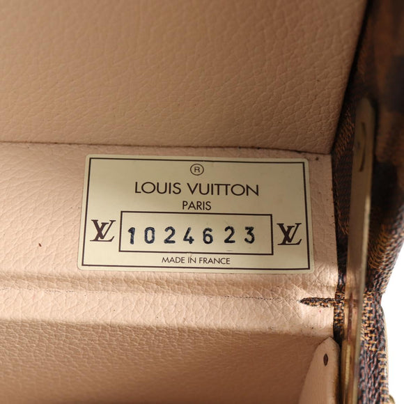 LOUIS VUITTON Damier Ebene Cotoville 45 Trunk N21341 LV Auth 128144V