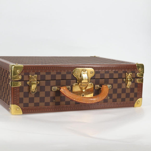 LOUIS VUITTON Damier Ebene Cotoville 45 Trunk N21341 LV Auth 128144V