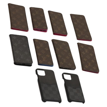 LOUIS VUITTON Monogram iPhone Case 10set LV Auth 128149