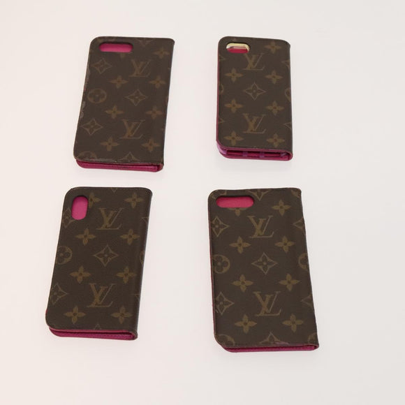 LOUIS VUITTON Monogram iPhone Case 10set LV Auth 128149