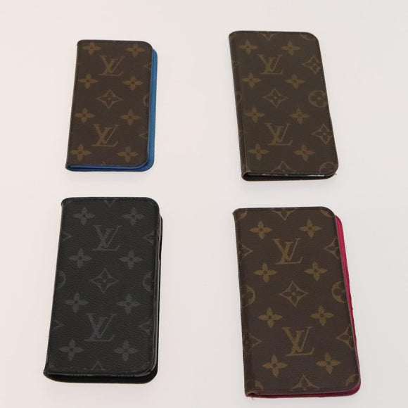 LOUIS VUITTON Monogram iPhone Case 10set LV Auth 128149