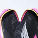 VERSACE Chain Shoulder Bag Leather Pink Gold Auth 128162V-20