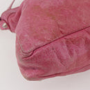BALENCIAGA City Hand Bag Leather 2way Pink Silver 240578 Auth 128166-17