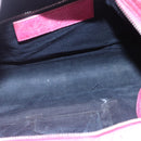 BALENCIAGA City Hand Bag Leather 2way Pink Silver 240578 Auth 128166-11