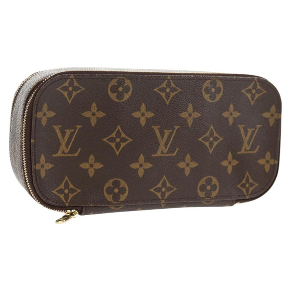 LOUIS VUITTON Monogram Trousse Blush GM Cosmetic Pouch M47505 LV Auth 128167V