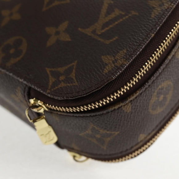 LOUIS VUITTON Monogram Trousse Blush GM Cosmetic Pouch M47505 LV Auth 128167V