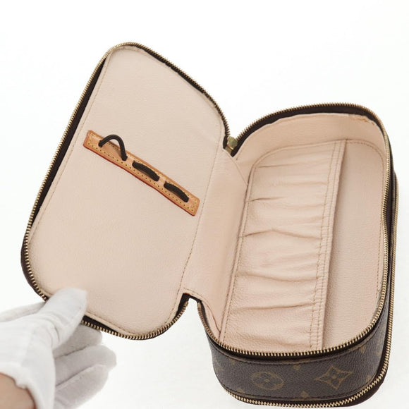 LOUIS VUITTON Monogram Trousse Blush GM Cosmetic Pouch M47505 LV Auth 128167V