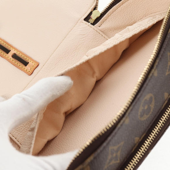 LOUIS VUITTON Monogram Trousse Blush GM Cosmetic Pouch M47505 LV Auth 128167V