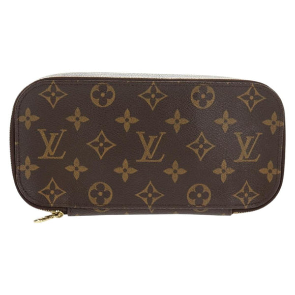 LOUIS VUITTON Monogram Trousse Blush GM Cosmetic Pouch M47505 LV Auth 128167V