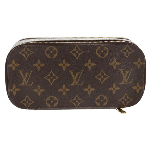 LOUIS VUITTON Monogram Trousse Blush GM Cosmetic Pouch M47505 LV Auth 128167V