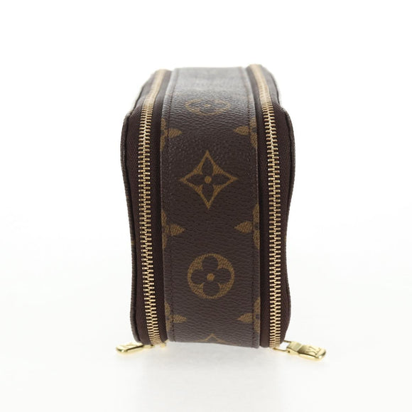 LOUIS VUITTON Monogram Trousse Blush GM Cosmetic Pouch M47505 LV Auth 128167V