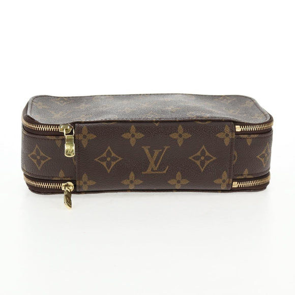 LOUIS VUITTON Monogram Trousse Blush GM Cosmetic Pouch M47505 LV Auth 128167V