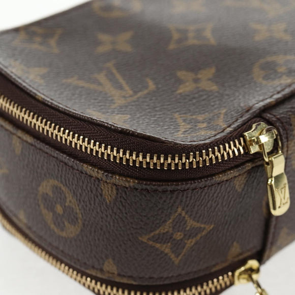 LOUIS VUITTON Monogram Trousse Blush GM Cosmetic Pouch M47505 LV Auth 128167V