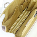 Salvatore Ferragamo Gancini Hand Bag Leather 2way Pink Silver Auth 128169V-11