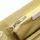 Salvatore Ferragamo Gancini Hand Bag Leather 2way Pink Silver Auth 128169V-28