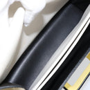 LOEWE Barcelona Shoulder Bag Leather Yellow Silver Auth 128170V-11