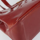LOUIS VUITTON Vernis Wilshire PM Hand Bag Rouge Grunadine M91723 LV Auth 128171-14