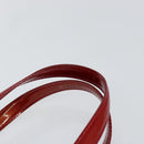 LOUIS VUITTON Vernis Wilshire PM Hand Bag Rouge Grunadine M91723 LV Auth 128171-8