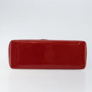 LOUIS VUITTON Vernis Wilshire PM Hand Bag Rouge Grunadine M91723 LV Auth 128171-5
