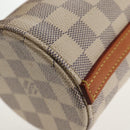 LOUIS VUITTON Damier Azur Bottle Holder Porte Boutille Bag GI0373 Auth 128175V-17