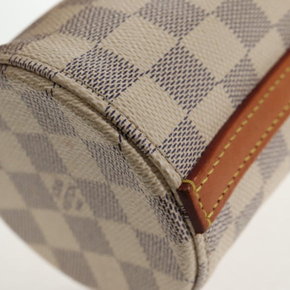 LOUIS VUITTON Damier Azur Bottle Holder Porte Boutille Bag GI0373 Auth 128175V