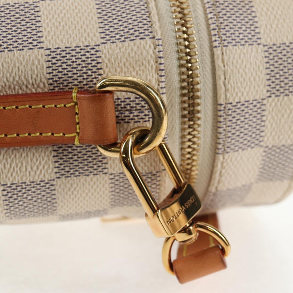 LOUIS VUITTON Damier Azur Bottle Holder Porte Boutille Bag GI0373 Auth 128175V