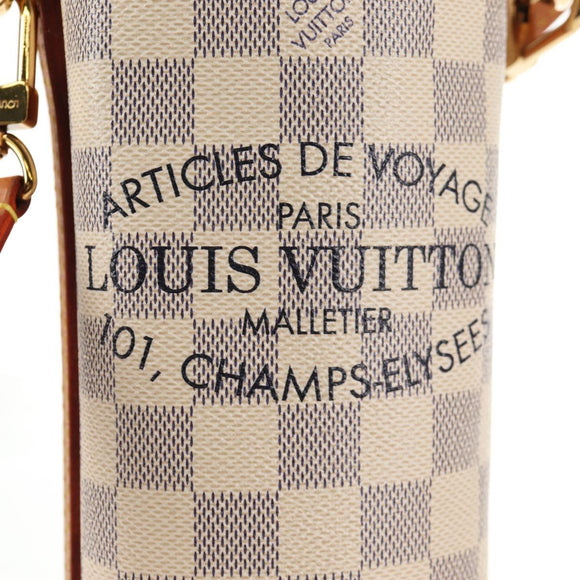 LOUIS VUITTON Damier Azur Bottle Holder Porte Boutille Bag GI0373 Auth 128175V
