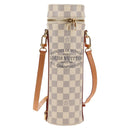LOUIS VUITTON Damier Azur Bottle Holder Porte Boutille Bag GI0373 Auth 128175V-13