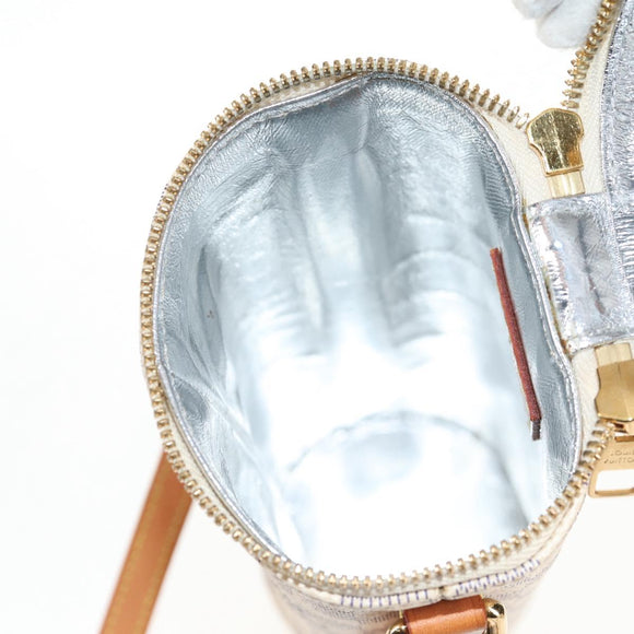 LOUIS VUITTON Damier Azur Bottle Holder Porte Boutille Bag GI0373 Auth 128175V