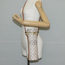 LOUIS VUITTON Damier Azur Bottle Holder Porte Boutille Bag GI0373 Auth 128175V-28