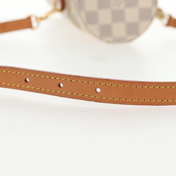 LOUIS VUITTON Damier Azur Bottle Holder Porte Boutille Bag GI0373 Auth 128175V