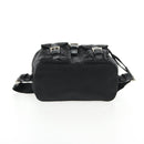 PRADA Chain Shoulder Bag Nylon Black Silver Auth 128179M-6