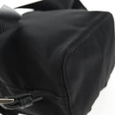 PRADA Chain Shoulder Bag Nylon Black Silver Auth 128179M-19