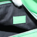 LOEWE Puzzle bag Anagram Waist bag Leather Green Silver Auth 128181M-25