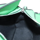 LOEWE Puzzle bag Anagram Waist bag Leather Green Silver Auth 128181M-26