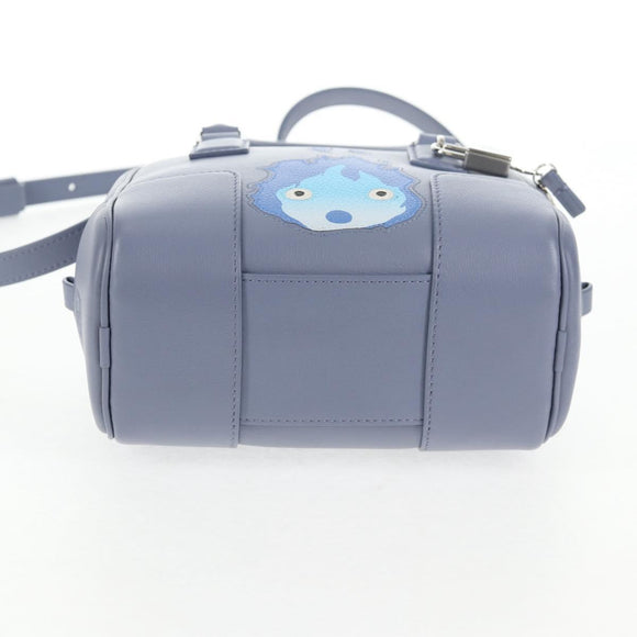 LOEWE Ghibli Howl's Moving Castle Amazona 16 Bag Leather 2way Blue Auth 128182M