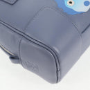 LOEWE Ghibli Howl's Moving Castle Amazona 16 Bag Leather 2way Blue Auth 128182M-17