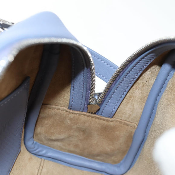 LOEWE Ghibli Howl's Moving Castle Amazona 16 Bag Leather 2way Blue Auth 128182M