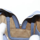 LOEWE Ghibli Howl's Moving Castle Amazona 16 Bag Leather 2way Blue Auth 128182M-26