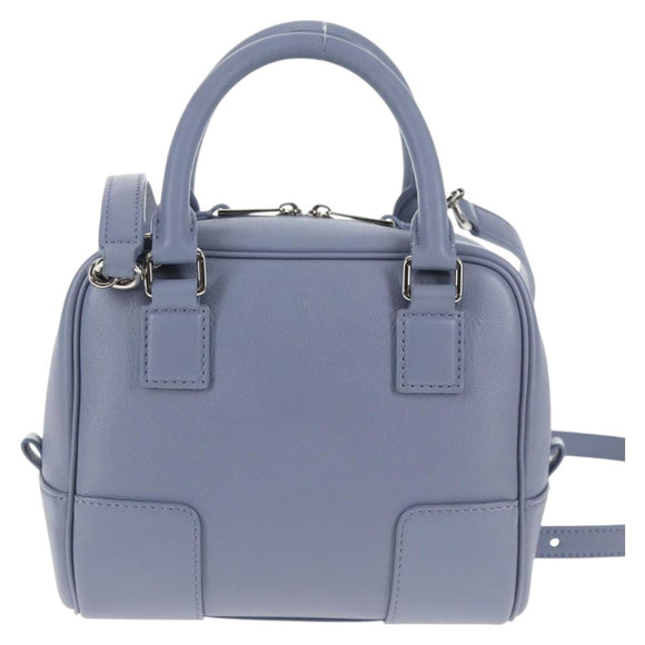LOEWE Ghibli Howl's Moving Castle Amazona 16 Bag Leather 2way Blue Auth 128182M