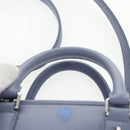 LOEWE Ghibli Howl's Moving Castle Amazona 16 Bag Leather 2way Blue Auth 128182M-15