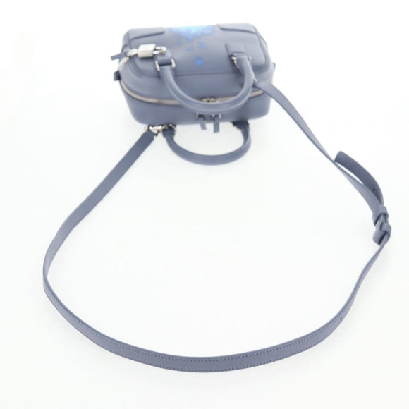 LOEWE Ghibli Howl's Moving Castle Amazona 16 Bag Leather 2way Blue Auth 128182M