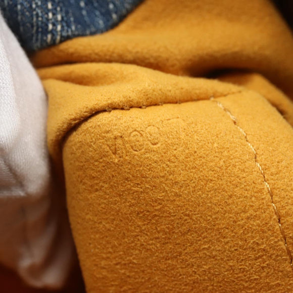 LOUIS VUITTON Monogram denim Preity Hand Bag Blue M95020 LV Auth 128188V